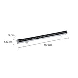 BANADOR DE MURO 30W 100-240V LED 30 ALUMINIO 3000K