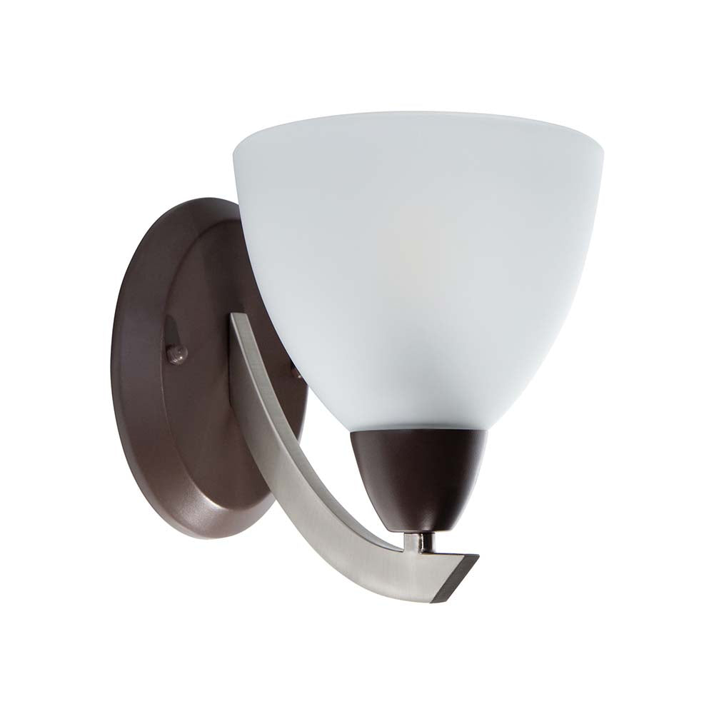 APLIQUE DE PARED IKE LITE NIQUEL SATINADO 1 LUZ 60W E27 *** HA. LUMI ***