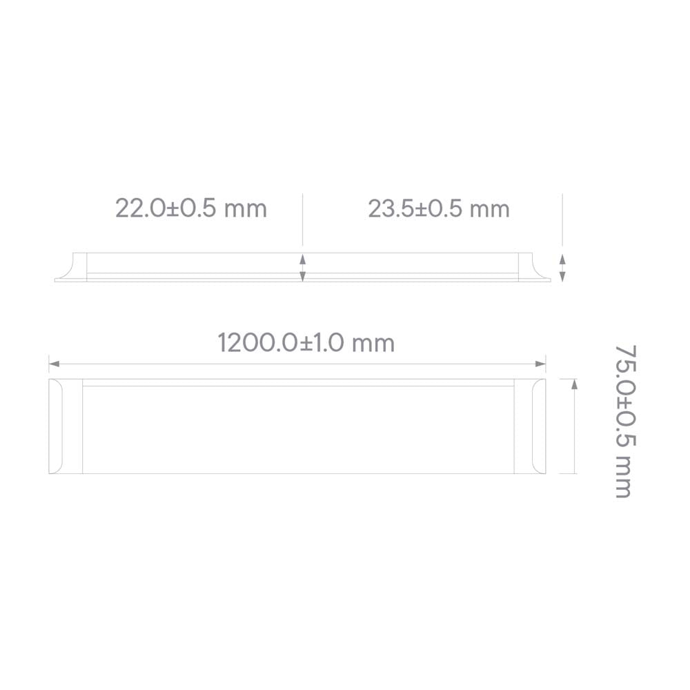 LUM. SMD LED SLIM INT. 40W AC90-260V 6500K MEGAMEX *** EXH ***