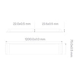 LUM. SMD LED SLIM INT. 40W AC90-260V 6500K MEGAMEX *** EXH ***