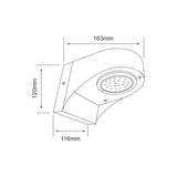 LAMPARA LED DE EXTERIOR PARA SOBREPONER 3 W LUZ BLANCA NEUTRA BASE GX53 IP44