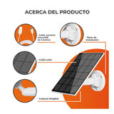 PANEL SOLAR 3W 5.3 V CC USB 3M BCO/NGO