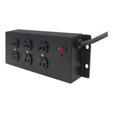 SUPRESOR PICOS 8 OUTLETS INDUSTRIAL NEGRO