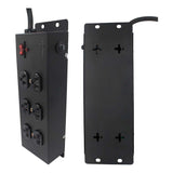 SUPRESOR PICOS 8 OUTLETS INDUSTRIAL NEGRO