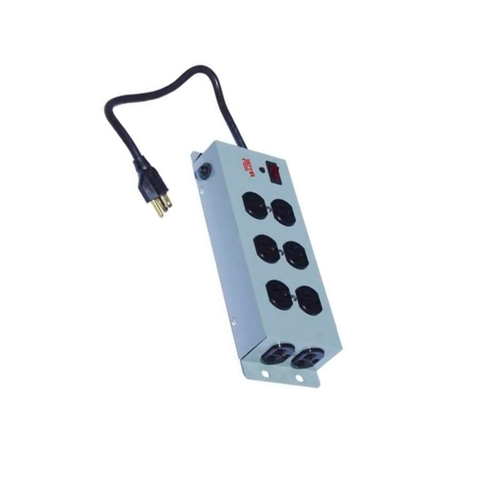 SUPRESOR PICOS 8 OUTLETS INDUSTRIAL GRIS