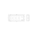 SUPRESOR PICOS 8 OUTLETS INDUSTRIAL GRIS