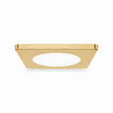 SOLALED DOWNLIGHT CUADRADO SQUARE 9W. 127V. 6500 K SOBRE PONER-EMPOTRAR ORO *** SIN TIEMPO DE ENTREGA ***