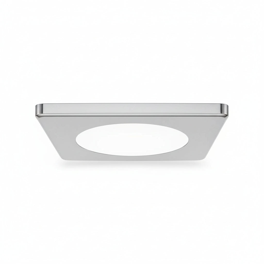 SOLALED DOWNLIGHT CUADRADO SQUARE 9W. 127V. 6500 K SOBRE PONER-EMPOTRAR PLATA *** SIN TIEMPO DE ENTREGA ***