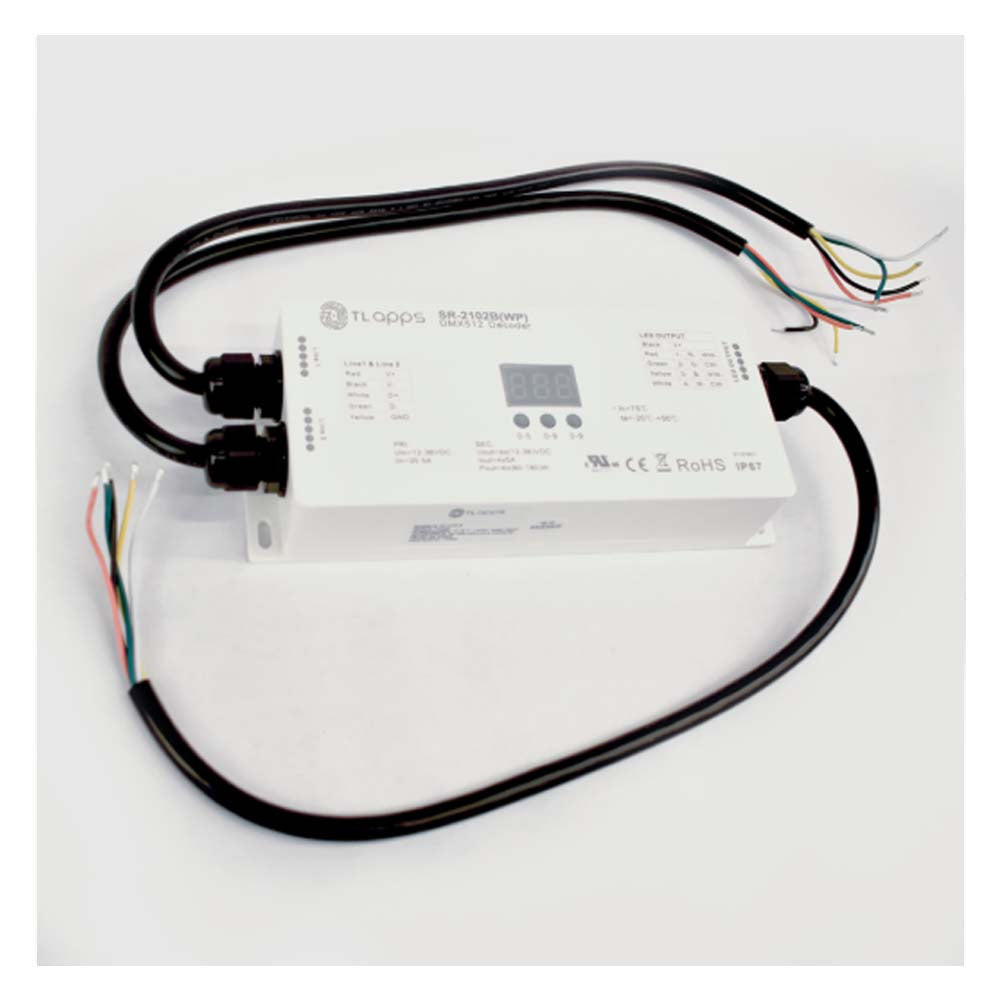 DECODIFICADOR PROTOCOLO DMX512 PARA LUMINARIAS RGBW