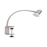 LÁMPARA DE ESCRITORIO TECNOLITE CON ABRAZADERA 6W LUZ SUAVE CÁLIDA FLEXIBLE FOCO GU10 INCLUIDO