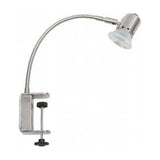 LÁMPARA DE ESCRITORIO TECNOLITE CON ABRAZADERA 6W LUZ SUAVE CÁLIDA FLEXIBLE FOCO GU10 INCLUIDO