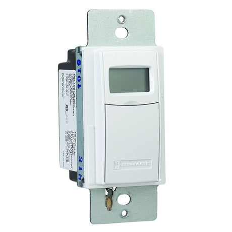 TEMPORIZADOR PROGRAMABLE ALTO RENDIMIENTO 7 DIAS 15A/120-277VCA. BLANCO INTERMATIC