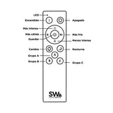 CONTROL REMOTO RADIO FRECUENCIA SMART WHITE P/ EMPOTRADO 12W***PASA AL SWRC2-N** ***HAE 2024***
