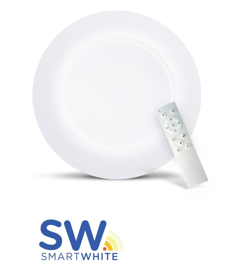 CONTROL REMOTO RADIO FRECUENCIA SMART WHITE P/ EMPOTRADO 12W SWRC2 MEGAMEX - 6 PACK