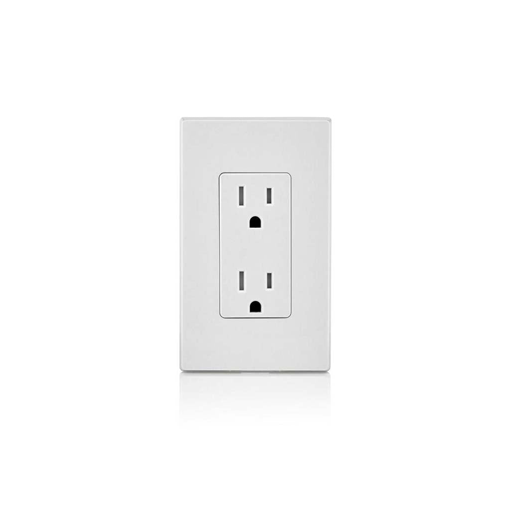 CONTACTO DUPLEX TAMPER RESISTANT 15A/125V. 2P-3V BLANCO *** OFRECER 012-16252-00W O 1107W O LEV010 ***