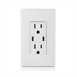 RECEPTACULO DUAL TIPE CTR CON USB 15A 125V DECORA BLANCO LEVITON
