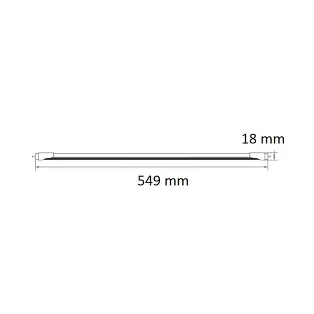 FOCO TUBO T5 LED 10 W 55 CENTIMETROS LUZ BLANCA NEUTRA BASE G5 ATENUABLE