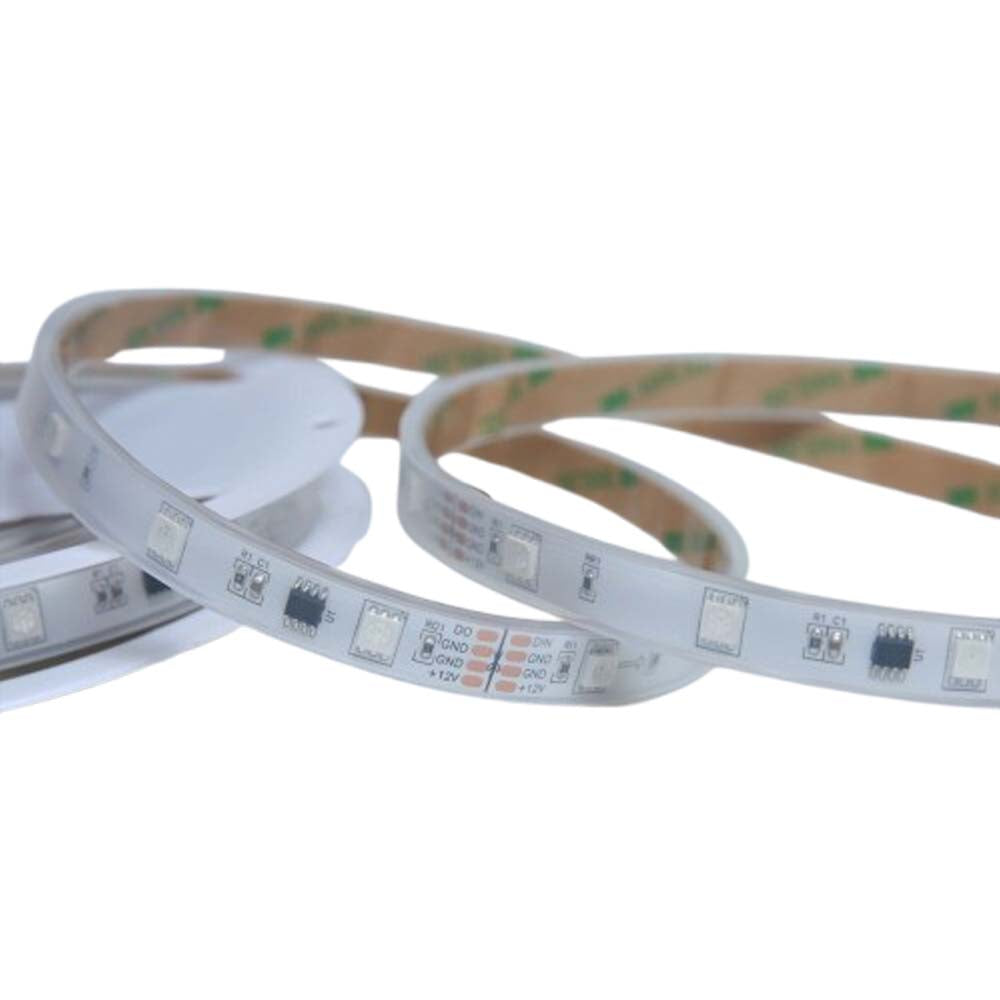 TIRA DIGITAL LED 5050 SMD 12V IP65 MULTICOLOR CHASING 5 MTS ***HAE2025***