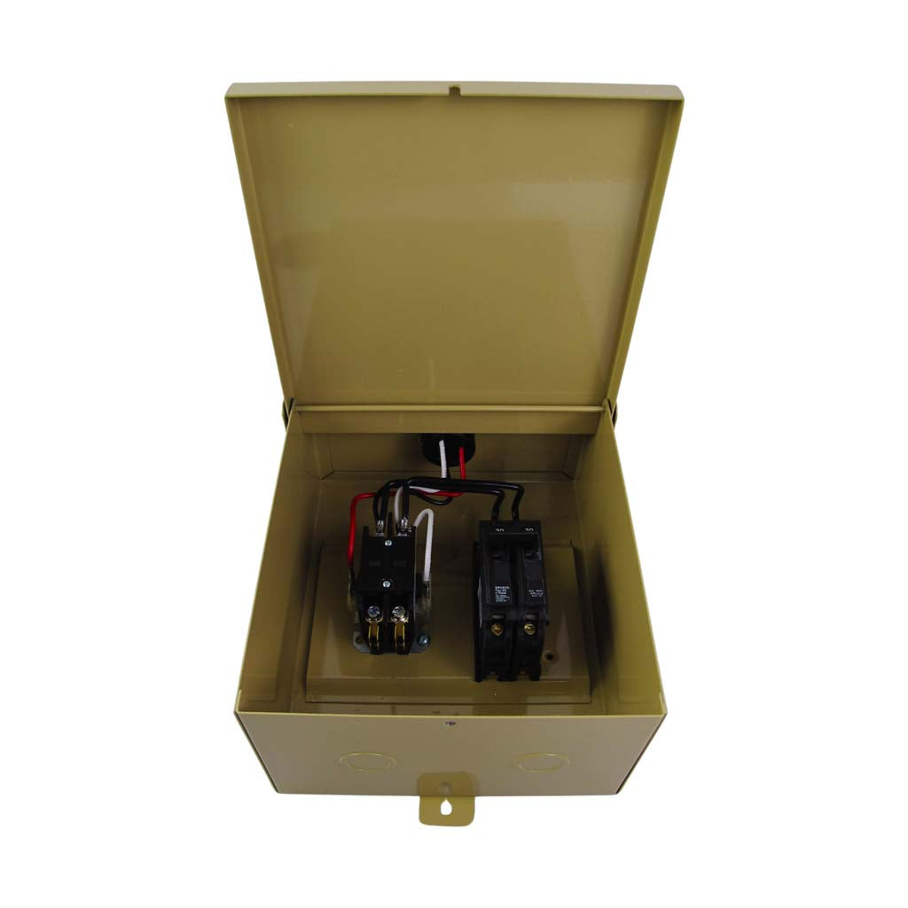 FOTOCONTACTOR 5404-S 220V.30A. 2P.1T. C/FOTOCELDA INCLUIDA EN EL EMPAQUE TORK ***CON INTERRUPTOR***