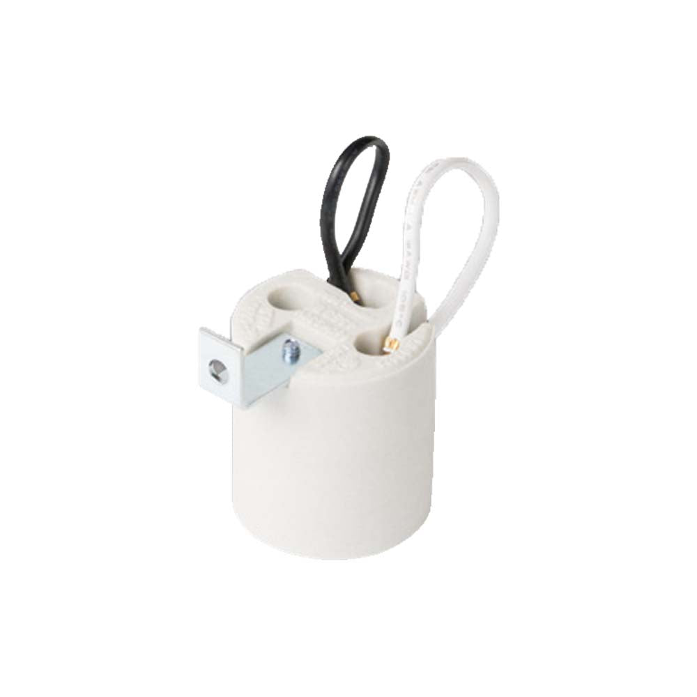 PORTALAMPARA CON HERRAJE PARA TORNILLO (ESCUADRA) E-26 250V 660W SP-6013 SUPPLIER *** OFRECER GE-6003/1 ***
