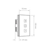 DIMMER 1C WIFI C/NEUTRO COLOR NEGRO