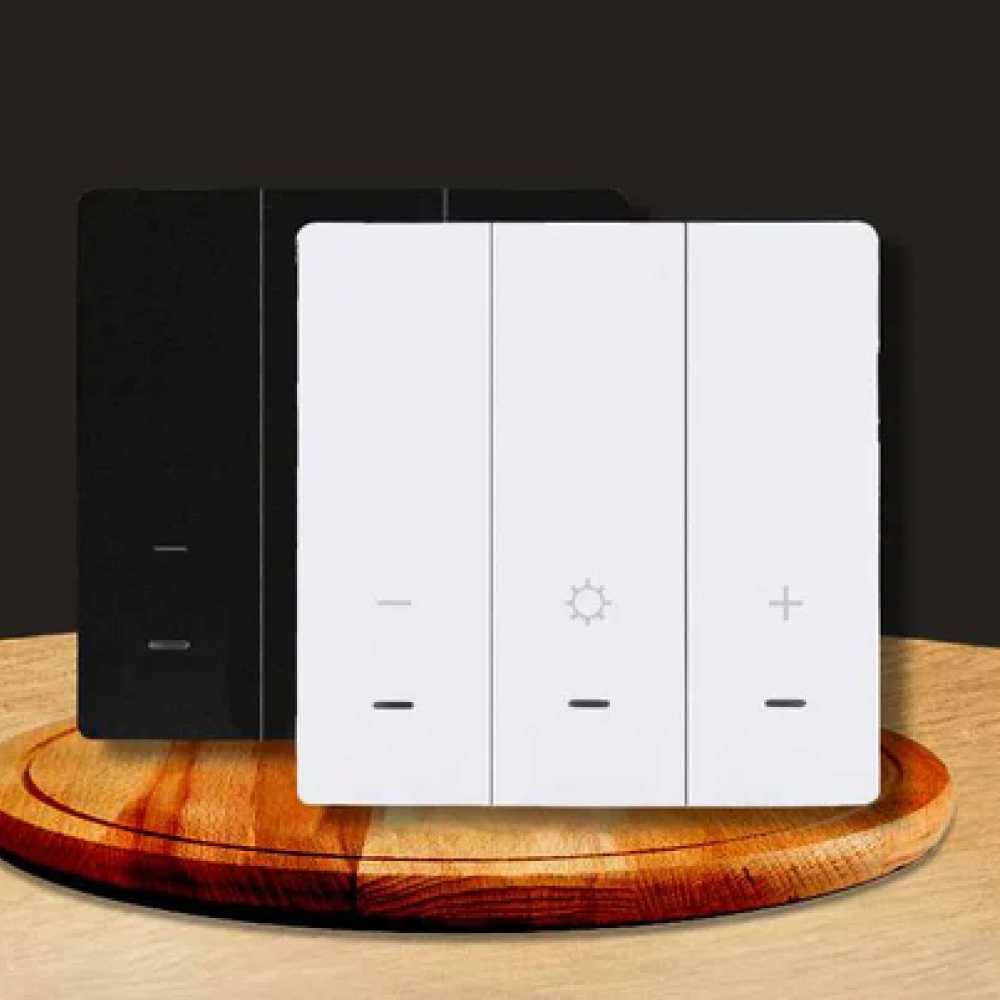 CONTROL SWITCH 3 INTERRUPTORES C/ATENUADOR S/P .6W 3VCD BLANCO