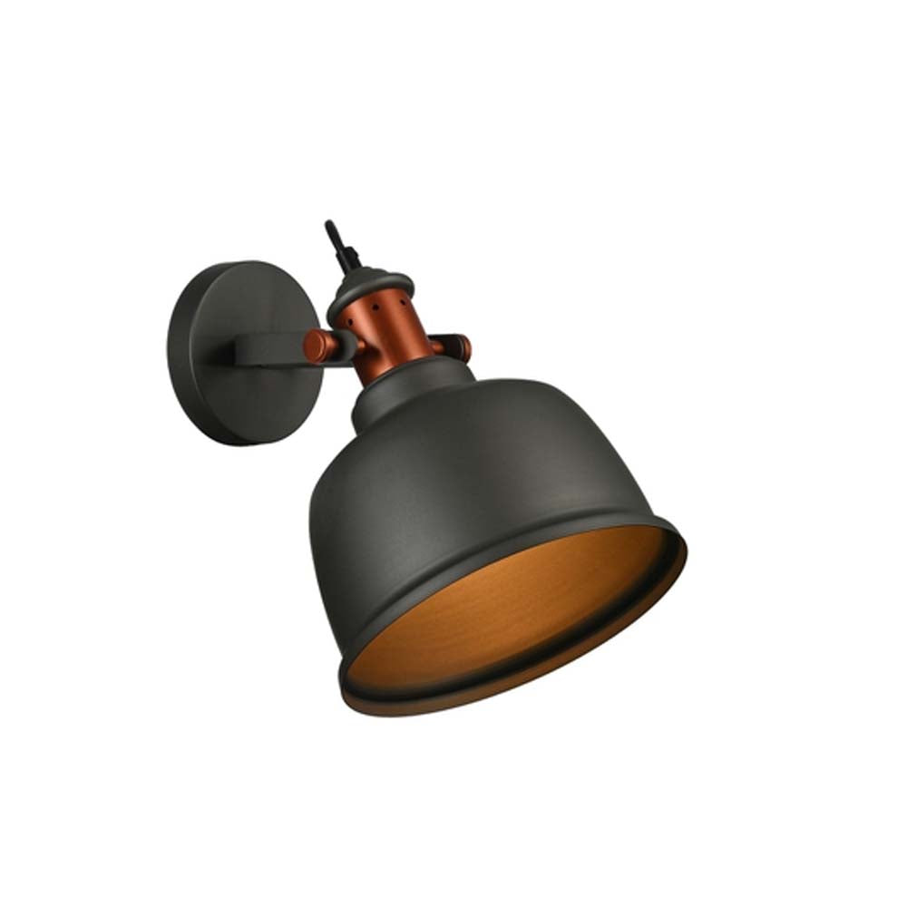 LUMINARIA DE PARED GRIS 1X60W. AUREA ***HAE 2024***