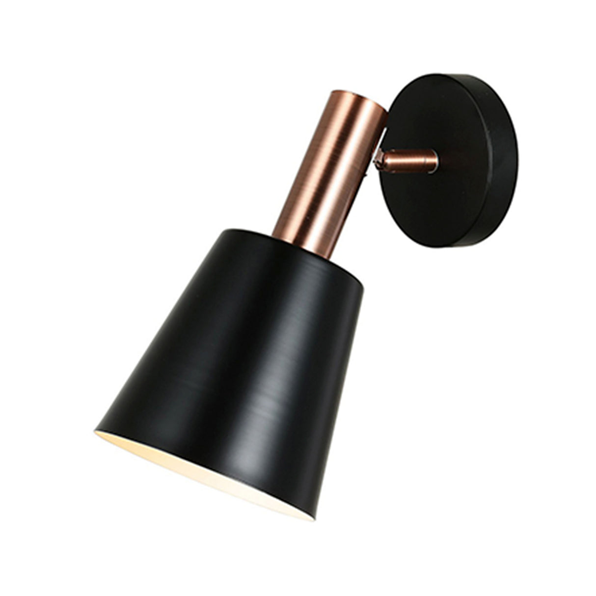 LUMINARIA DE PARED NEGRO/COBRE 1 X 60 W ZAFRA *** EXHIBIDO ***