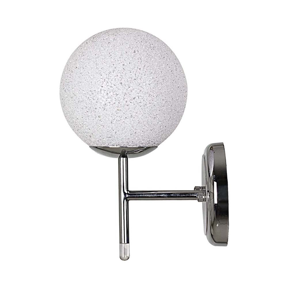 PARED ACRILICO ACABADO CROMO BASE G9 25 W SERIE MOON *** HA. LUMI ***