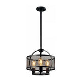 LUMINARIA COLGANTE COLOR CAFE 3 X 60 W ARGOS *** HA. LUMI ***