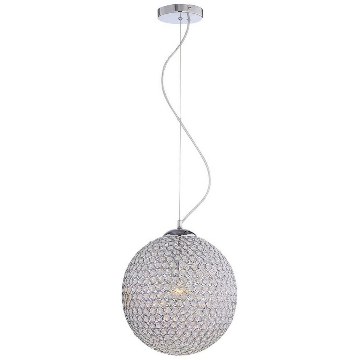 LAMP. CRISTAL METAL CROMADO G9-40W 127V TH2910/C *** HA. LUMI ***