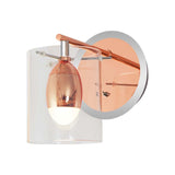 LUMIN. LED PARED COBRE 1X5W CUORE *** HA. LUMI ***