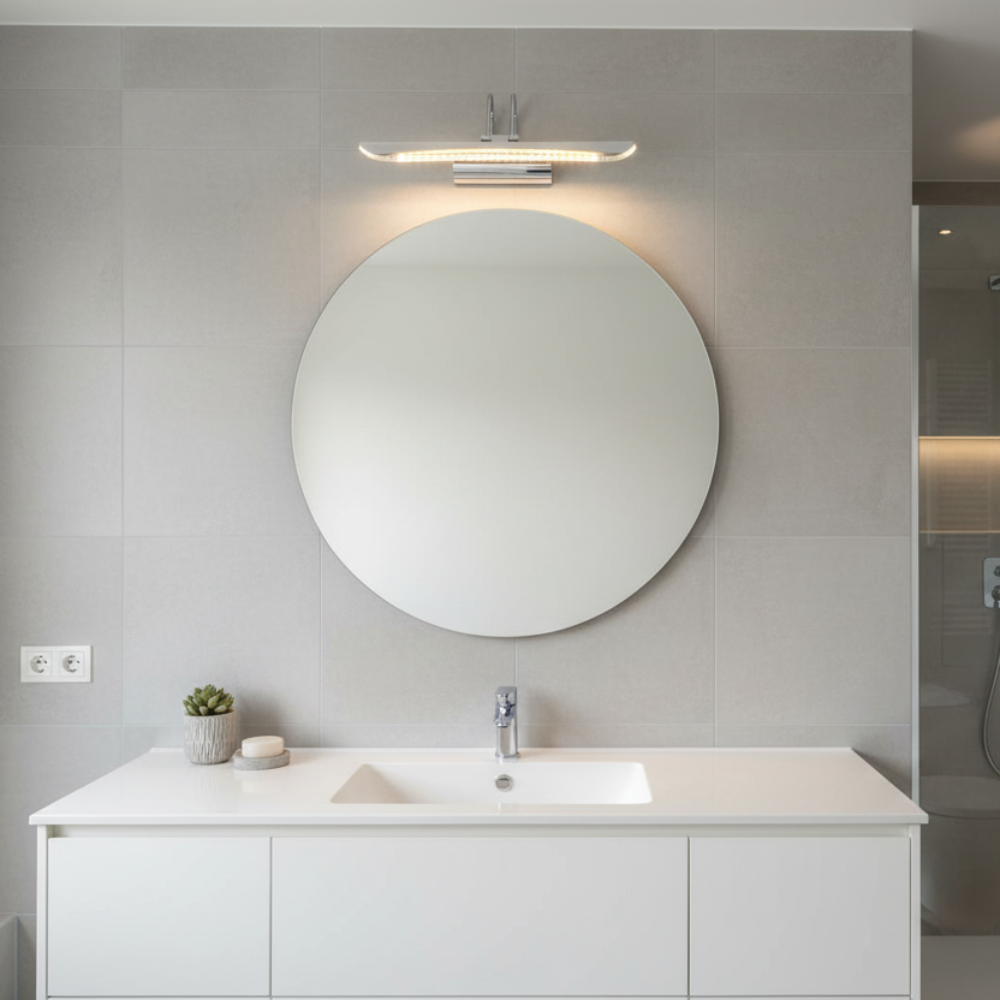 LUMINARIO PARA CUADRO COLOR SATIN LED 8 W SERIE QUARDRO II