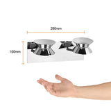 LUMINARIA LED COLGANTE CROMO 4X3W. KENYA *** HA. LUMI ***