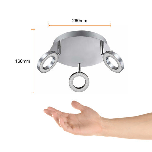 TECNO ANILOS LED SATIN 3X5W. *** HA. LUMI ***