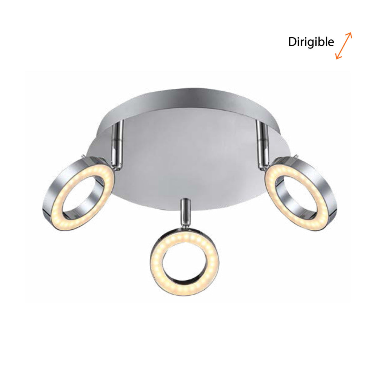TECNO ANILOS LED SATIN 3X5W. *** HA. LUMI ***