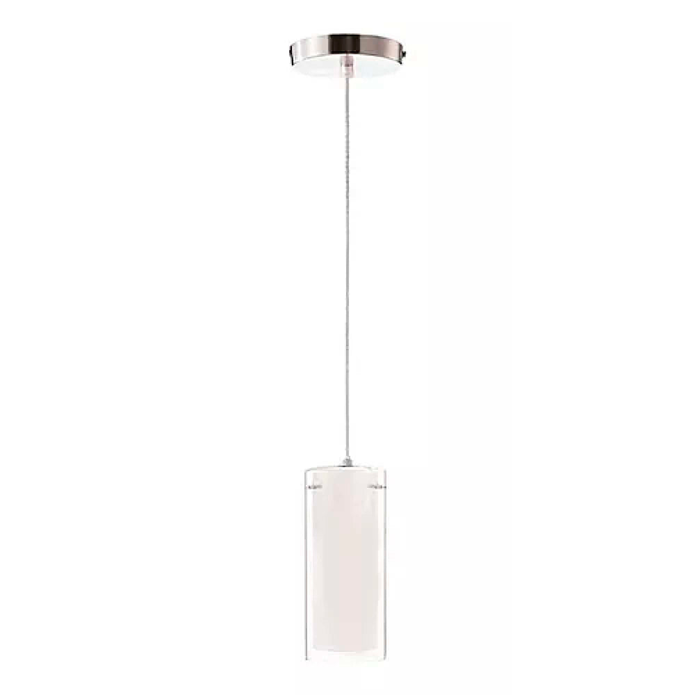 LAMPARA COLGANTE DE CRISTAL OPALINO 1X60W TECNOLITE HOME