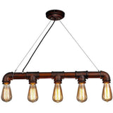 LUMINARIA COLGANTE NEGRO 5X60W. INDUSTRIK