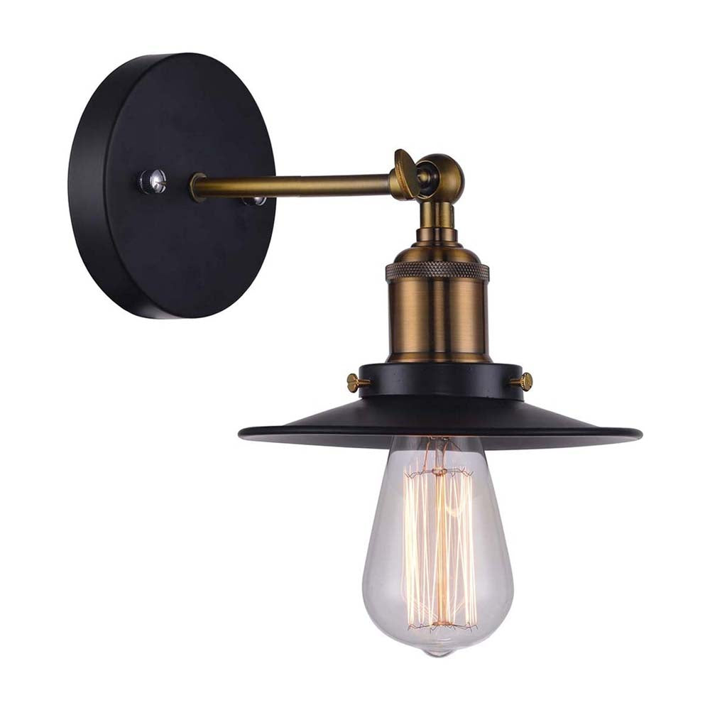 LUMINARIA VINTAGE PARA SOBREPONER EN MURO DE 60W COLOR NEGRO THV33/1 TECNOLITE