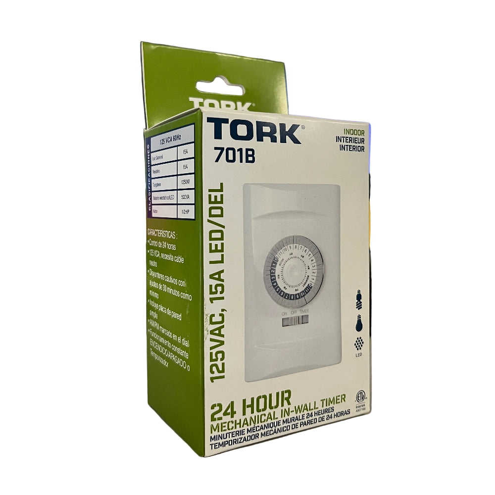 INT. HORARIO MONT. CHALUPA 701-AC 24H. 127V. 15A. 1P-1T TORK