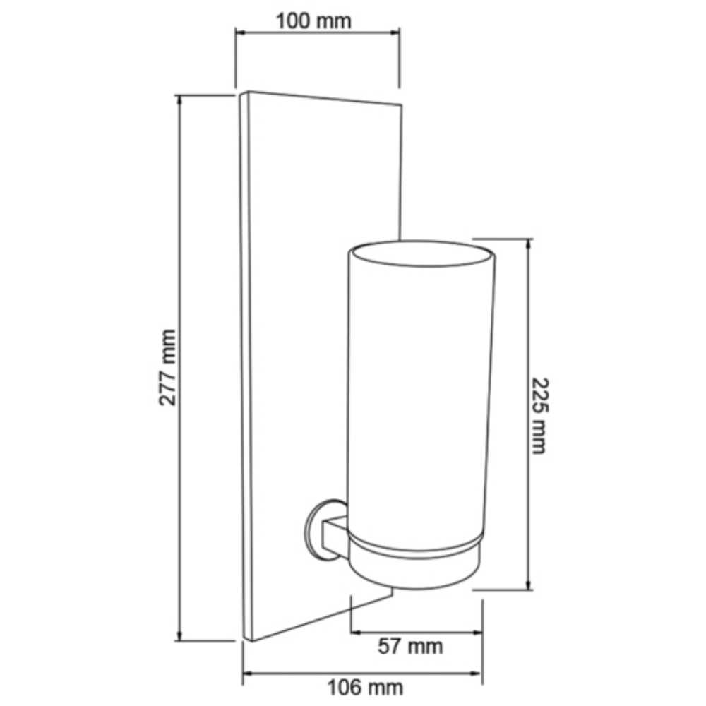 LÁMPARA DE INTERIOR TECNOLITE MESSINA PARA SOBREPONER BASE G9 SATINADO