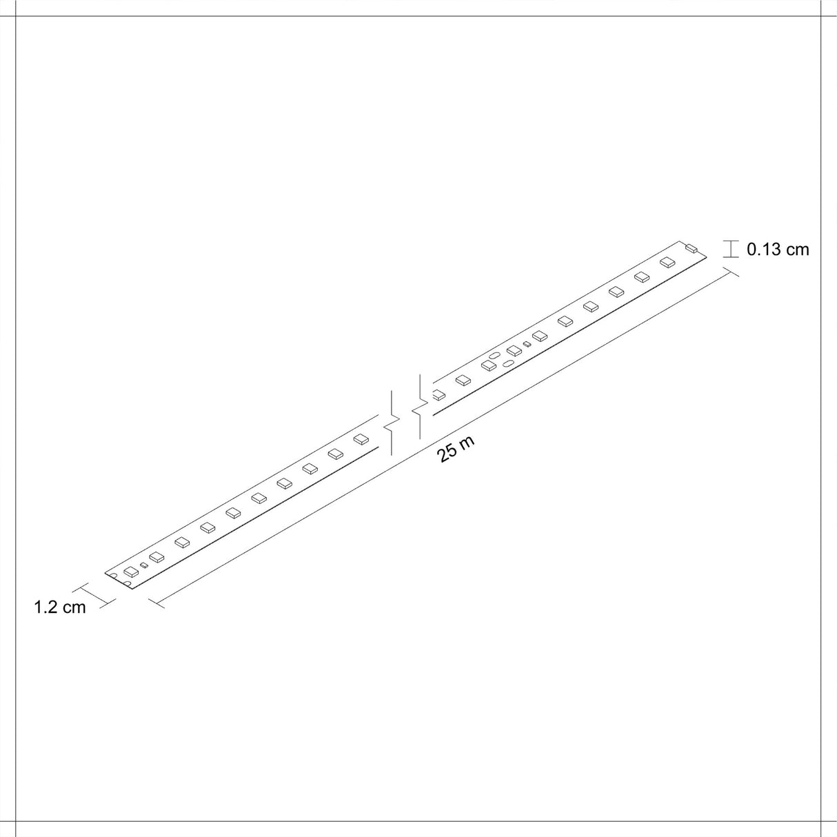 TIRA FLEXIBLE 90 LEDS 2835 SMD 48V INTERIOR ***HAE 2024***