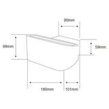 LÁMPARA DE INTERIOR LED FUJIAN TECNOLITE PARA SOBREPONER 7W LUZ SUAVE CÁLIDA