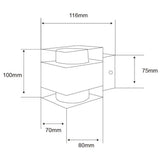 LÁMPARA DE INTERIOR LED FONTANA TECNOLITE PARA SOBREPONER 6W LUZ SUAVE CÁLIDA