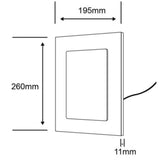 LÁMPARA DE INTERIOR LED ABERDEEN TECNOLITE PARA SOBREPONER 10W LUZ SUAVE CÁLIDA
