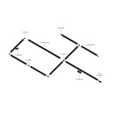 RIEL PARA SUSPENDER  EN TECHO 1M LONG.Y 2M SUSPENSION ILLUX