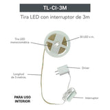 TIRA LED CON INTERRUPTOR DE 3M MCA TECNOLITE ***HAE 2024***