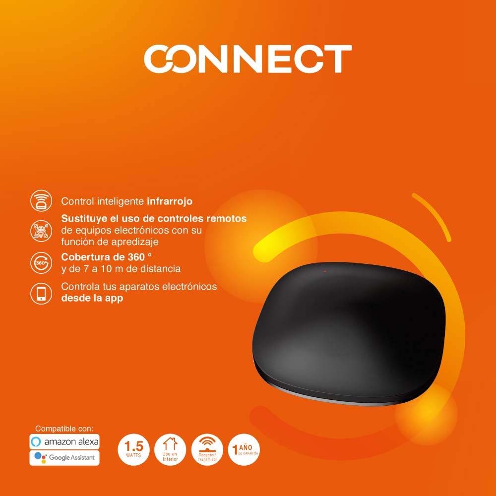 TECNOLITE CONNECT MANDO INFRARROJO INTELIGENTE UNIVERSAL WIFI