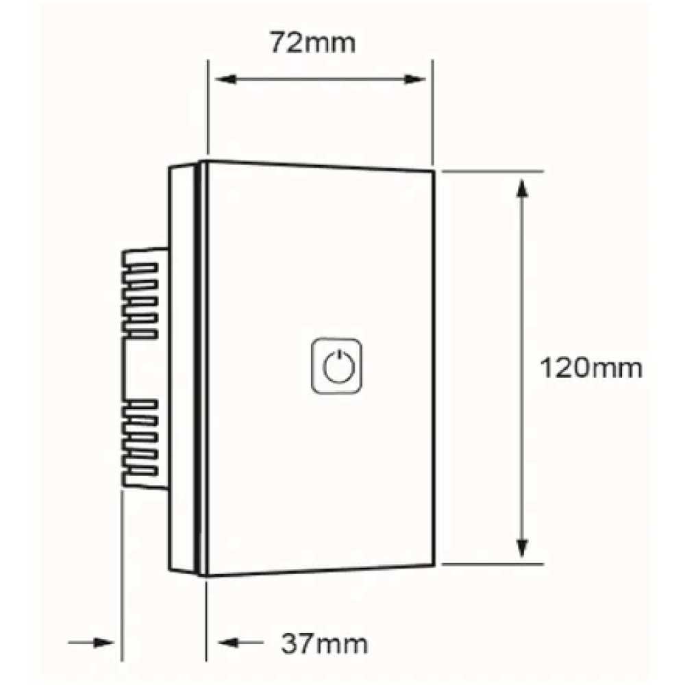 APAGADOR 1 INTER ***BLANCO*** EMP 0.3W100-240V CREATOR I (SIN CABLE NEUTRO) ***HAE2025***