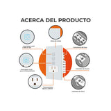 SWITCH SMART 2C + SMART PLUG 16A BCO